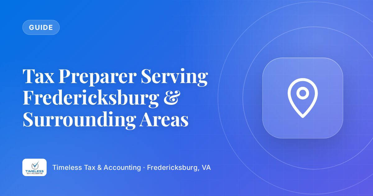 Areas We Serve: Fredericksburg, All of Virginia & Out of State
